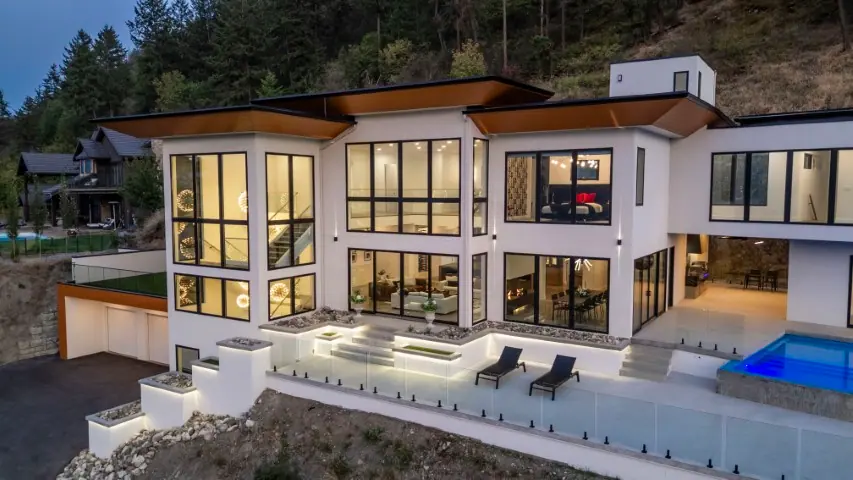 Still from Vernon luxury hillside estate