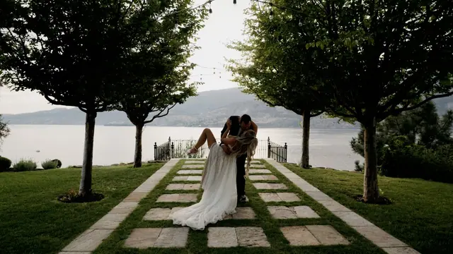 Still from Kiana & Nick's wedding film